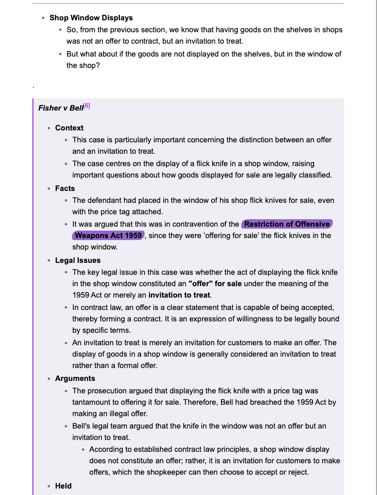 Contract Law Study Guide